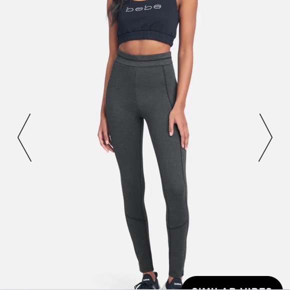 NWT Bebe contrast stitch heather leggings - Picture 1 of 14